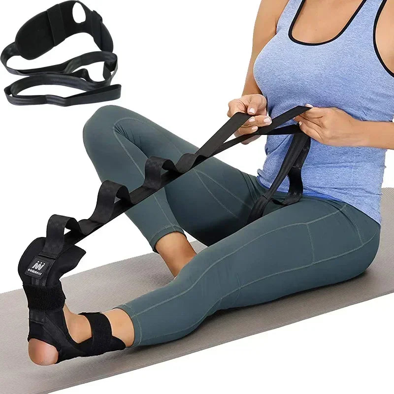 Yoga Leg Stretching Band Flexibility Stretching Band Rehabilitation Fitness Band Plantar Fasciitis Training Belt Foot Care Zpaxo