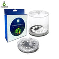 Solar Inflatable Lights RGB/White Folding Solar Camping LED Lamp Waterproof Outdoor Travel Portable Foldable Emergency Lighting Zpaxo White