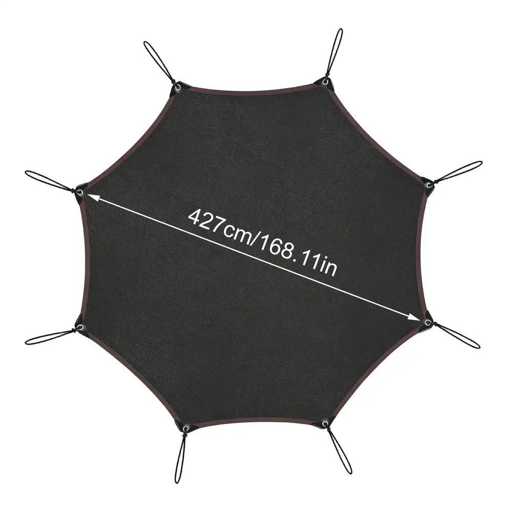 10/12/14FT Trampoline Sunshade Tent Cover Trampoline Shade Cover Trampoline Protection Cover Compatible Sunshade Accessories Zpaxo 14 feet