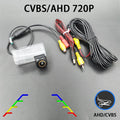 170 Degree AHD 1080P CVBS Car Rear View Camera Toyota Reiz Mark X