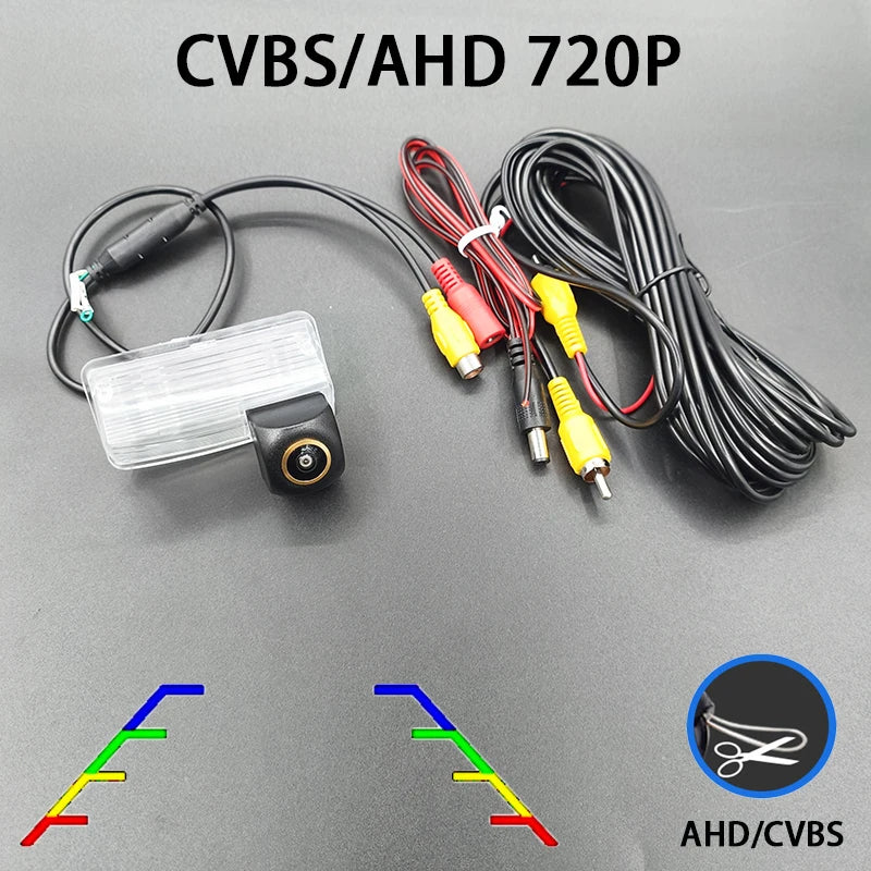 170 Degree AHD 1080P CVBS Car Rear View Camera Toyota Reiz Mark X