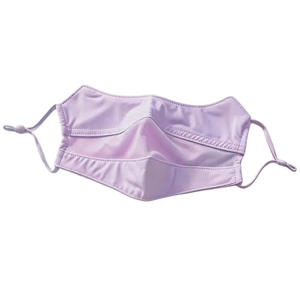Ice Silk UV Face Mask UPF 50 – Cooling Sun Cover for Sports UV Cooling Face Mask Zpaxo Purple