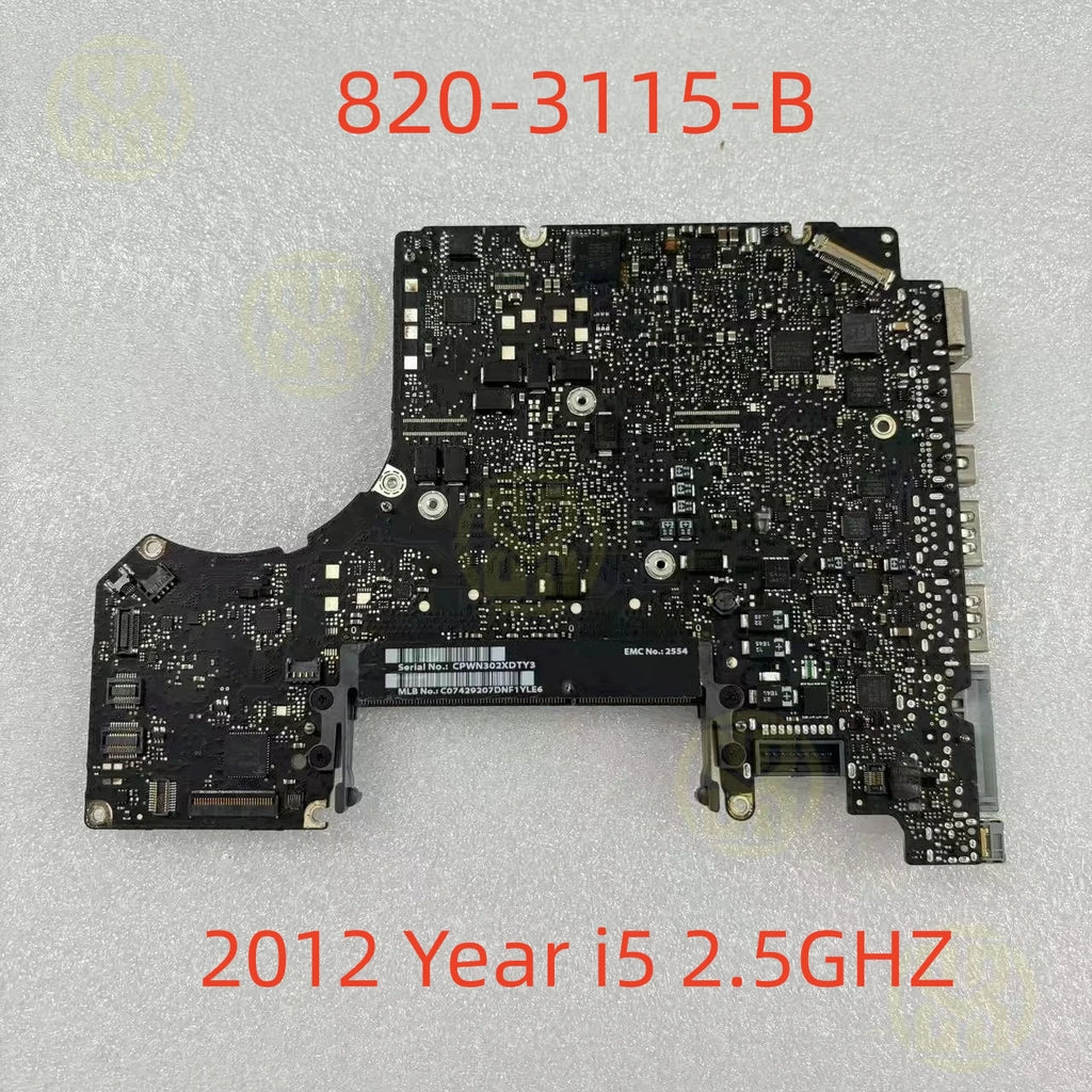 820-3115-B Macbook Laptop Motherboard A1278 I5 2 5GHz Logic Board