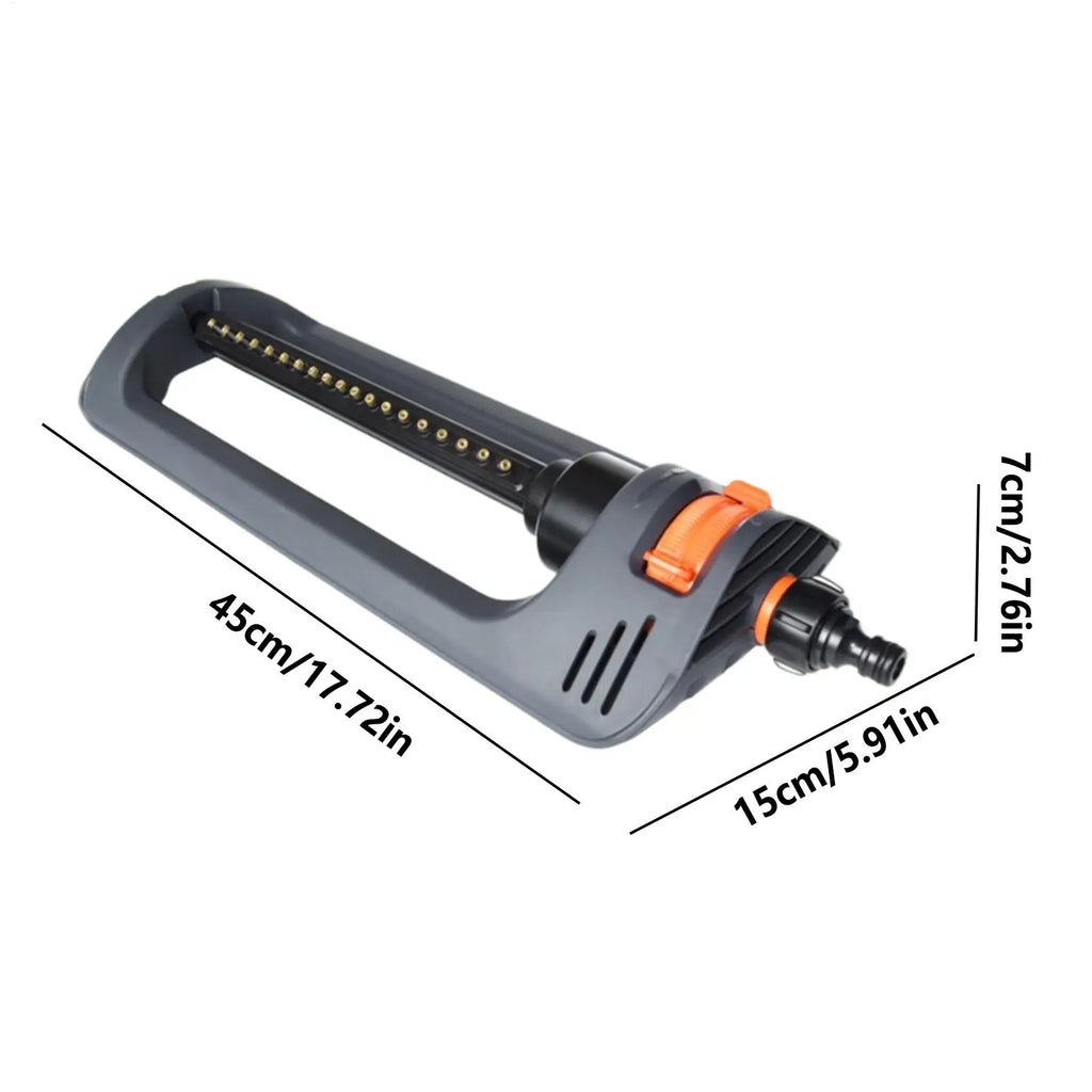 19 Holes Lawn Sprinkler 4 Spray Modes Garden Water Oscillating