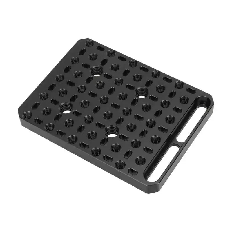 652F Aluminum Camera Cheese Plate 1/4 3/8 for Filming Accessory Mounting Use Zpaxo