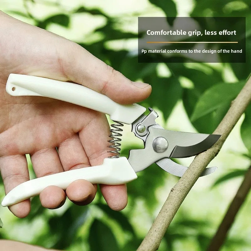 Pruning and pruning complete set of gardening straight end shears, garden elbows, garden fruit picking shears, spring hand tools Zpaxo