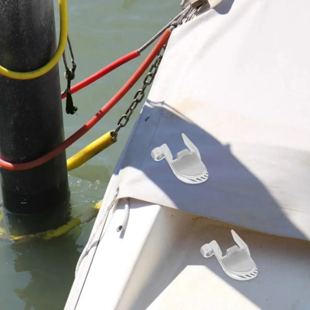 Tough Nylon Boat Bumper Clips Strong ABS Adjustable Design Boat Bumper Holders Marine Grade T Rail Fixings Marine Vessels Clips Zpaxo
