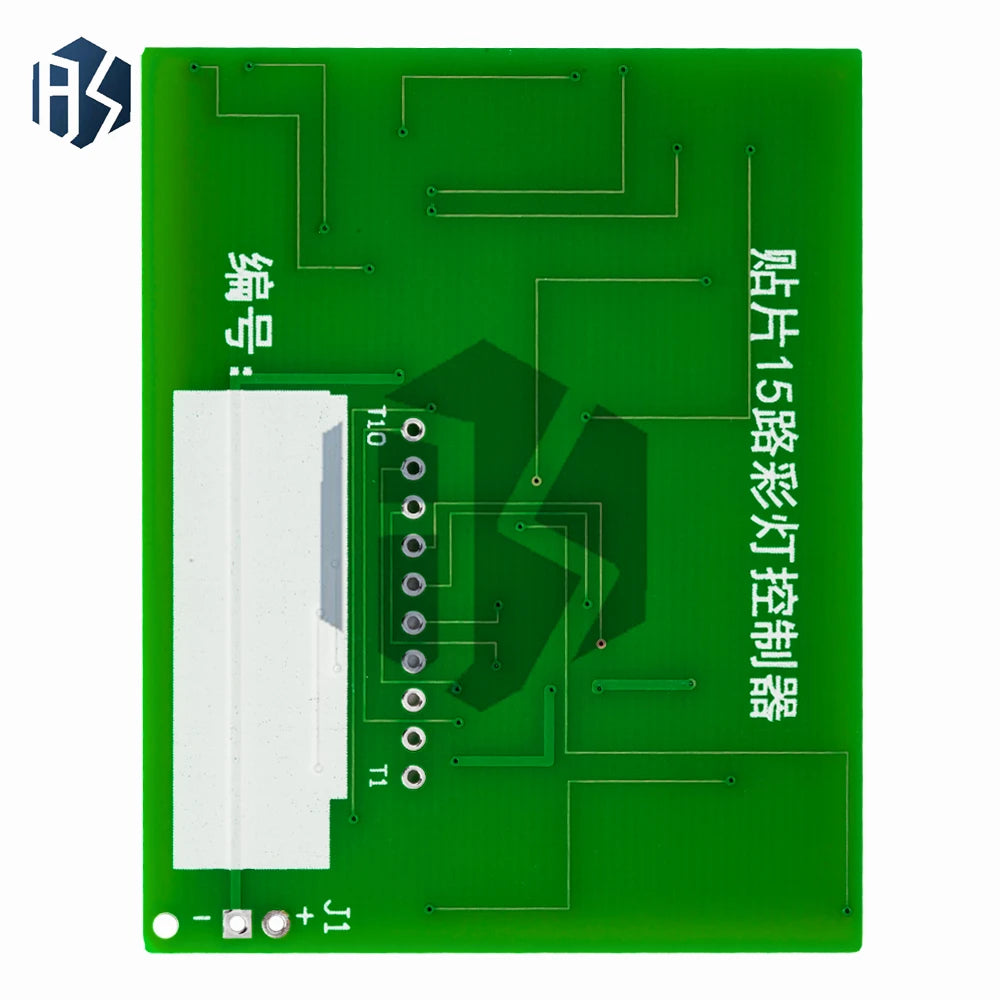 1-5PCS 15-Color LED Solder Practice Board DIY Electronic Training Kit Zpaxo