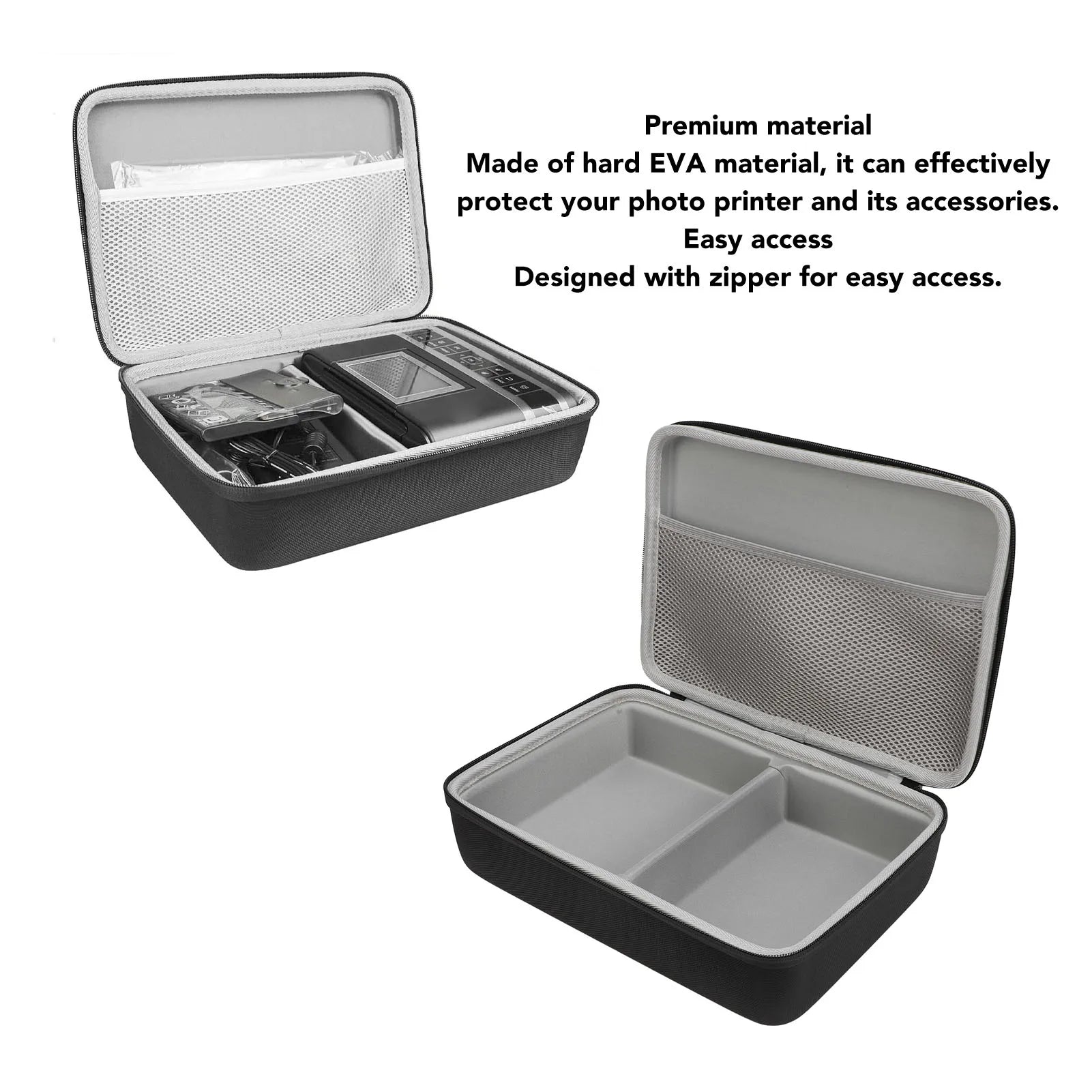 Portable Photo Printer Case Design Dust Proof Nylon EVA Shock