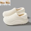 Warm Plush Waterproof EVA Indoor Slippers Women Winter Soft Thick