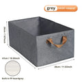 Frame Storage Box Closet Organizer Dirty Clothes Laundry Basket with Handles Foldable Clothes Storage Bin for Clothes Zpaxo 1pc