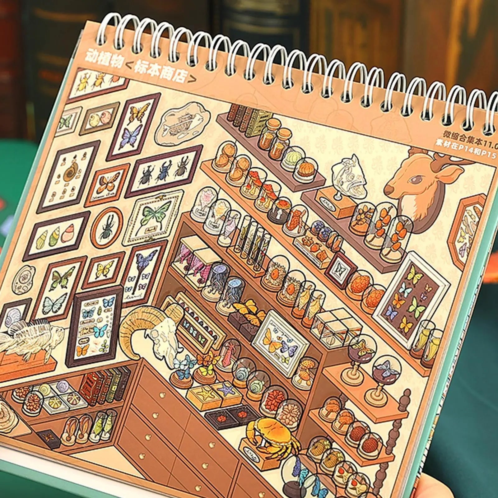 3D Sticker Scene 10 Set 3D Creative Cute Kids Toy Sticker Room Scene Book For Notebooks Pencil Cases Tablets Water Cups Zpaxo