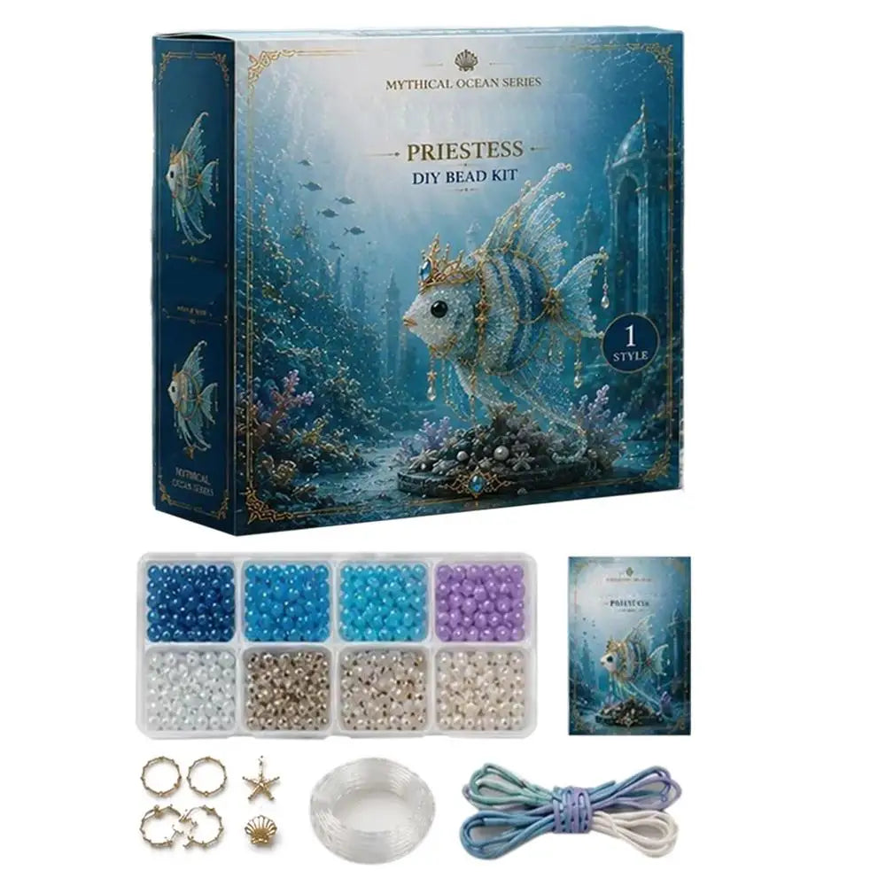 DIY Beaded Animal Kit Mythical 3D Sea Animal Creative Fun Beginners Beadwork Craft Kit for Kids Teens Adults Beginners Boys Zpaxo F China Mainland