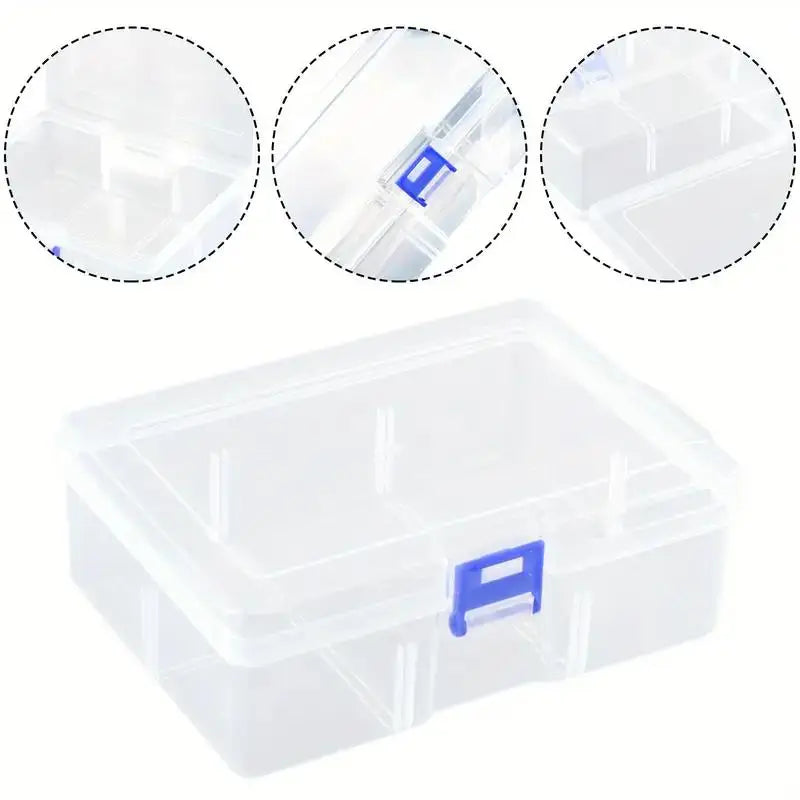 Transparent plastic storage box-dustproof and waterproof storage box for storing screwdrivers tools/jewelry with clear vision Zpaxo