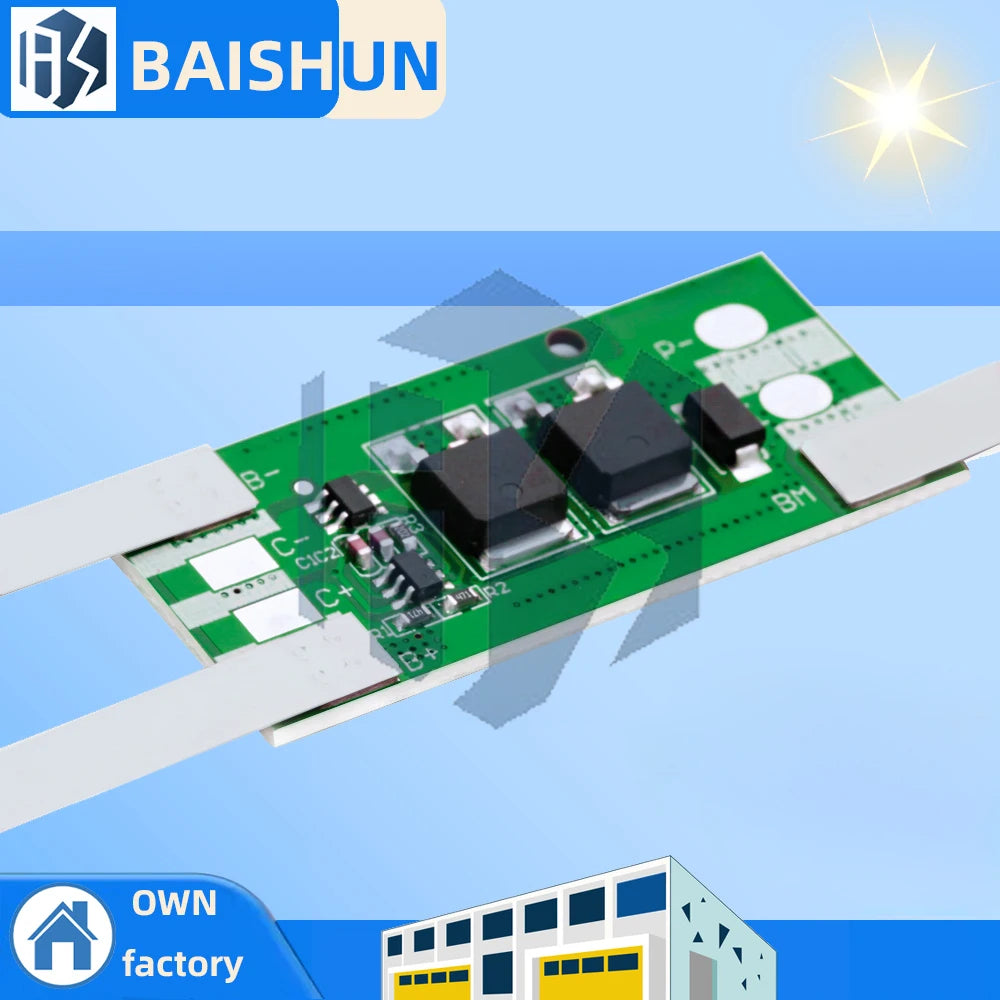 2S 7 4V 10A Lithium Battery Protection Board 18650 Polymer Batteries Zpaxo Default Title
