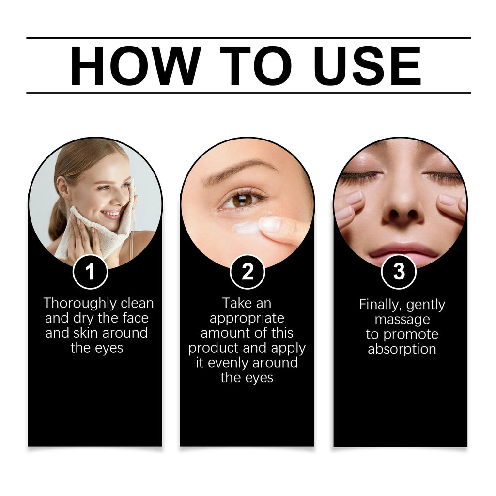 Hydrating Eye Cream Dark Circles Elimination Fine Lines Removal Wrinkles Reduction Lifting Anti Aging Brightening Eye Firm Cream Zpaxo