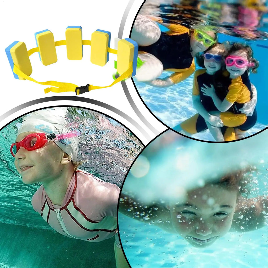 Kids Swimming Float Belt EVA Foam Adjustable Swim Buoyancy Waistband