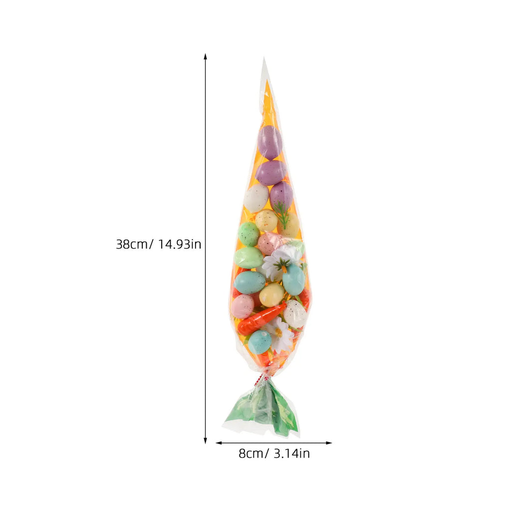 Easter Egg Carrot Foam Decor Versatile DIY Craft Fillable Empty Shape