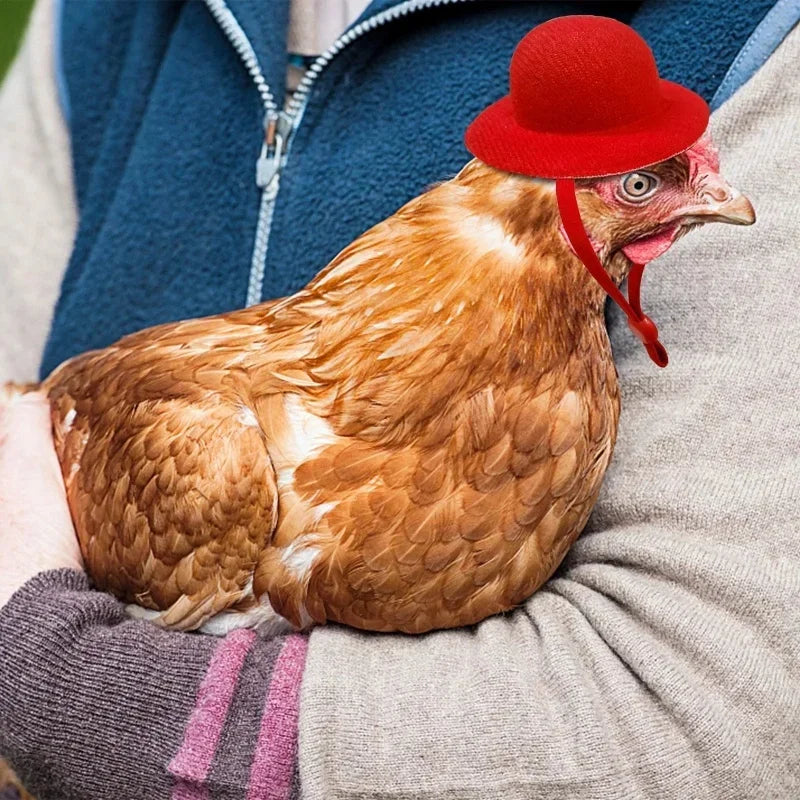 Funny Chicken Hat Elegant Show Costume Accessory Chickens Roosters