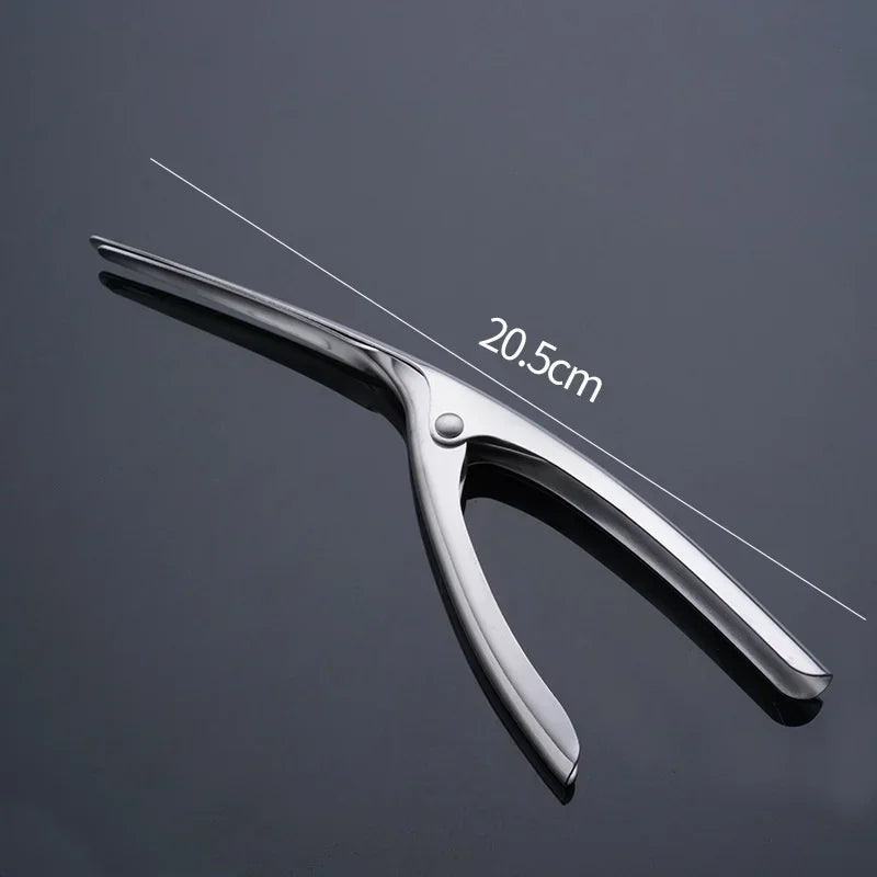 1/2pcs Stainless Steel Shrimp Stripper Shrimp Line Remover Peeler Cleaning Peeling Seafood Tools Kitchen Restaurant Accessories Zpaxo Shell remover