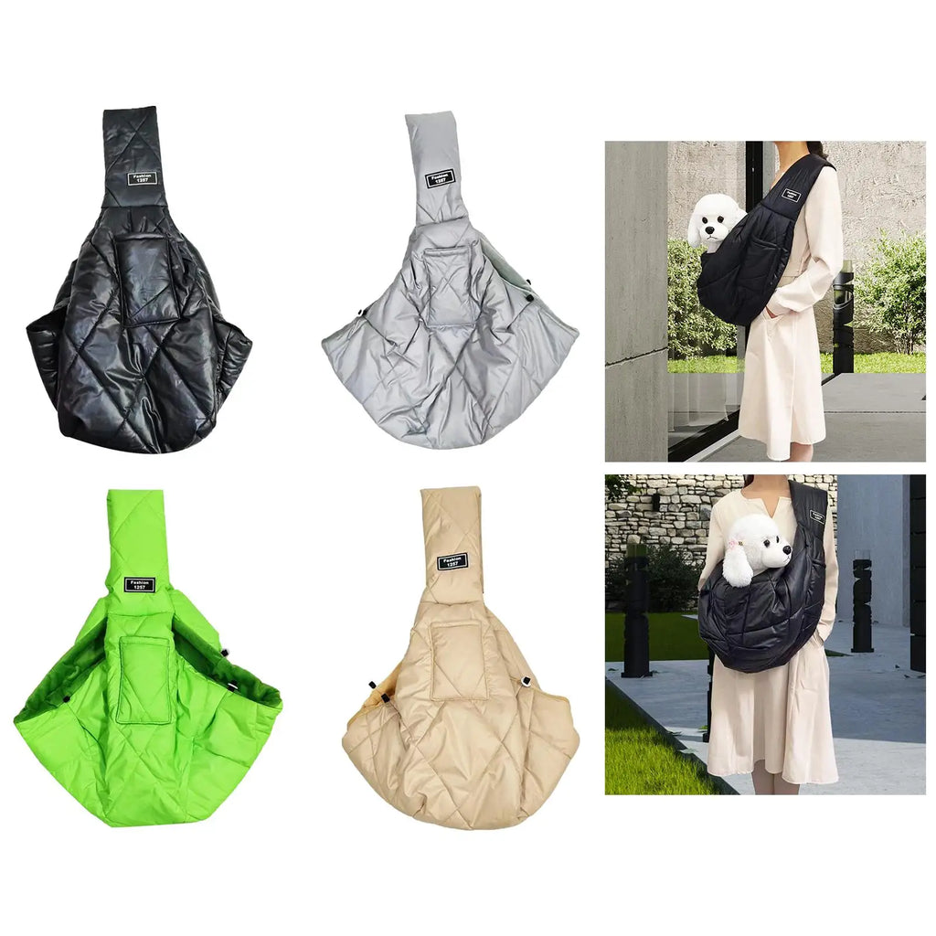 Dog Cat Carrier Bag Padded Strap Soft Breathable Comfortable Shoulder Bag Tote Bag for Puppy Dogs Small Animal Pet Outdoor Zpaxo
