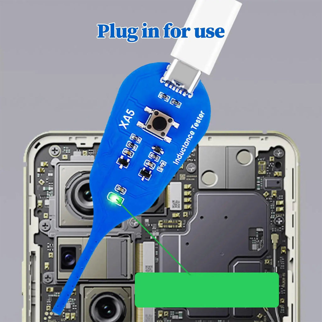 Motherboard Tester Tool Motherboard Coil Repair Detector Computer Inductance Diagnostic for Computer Appliance PC Laptop Phone Zpaxo
