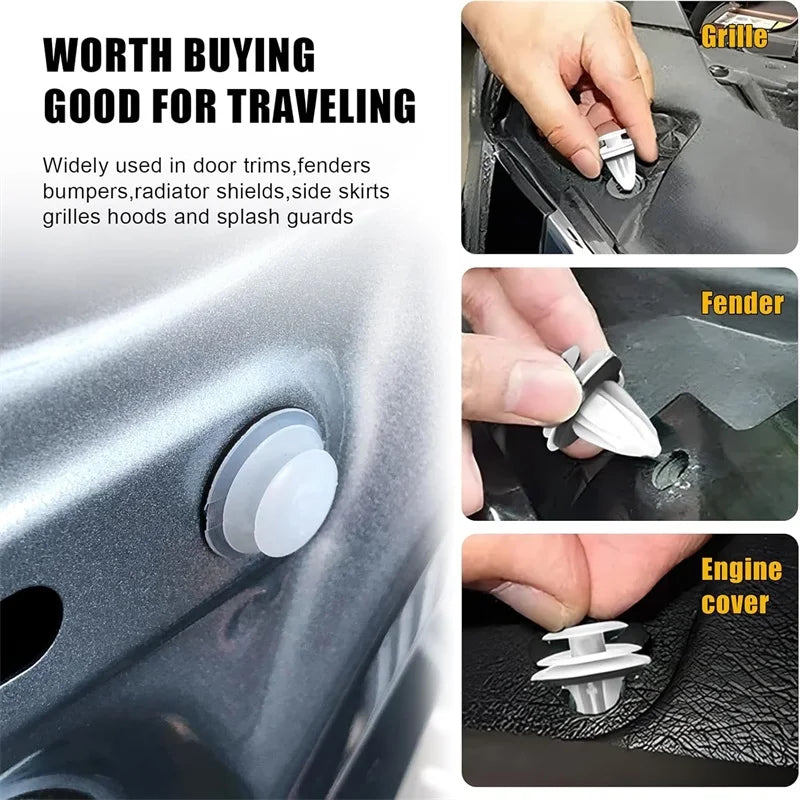 Car Door Panel Clip Universal Auto Bumper Mudguard Automotive