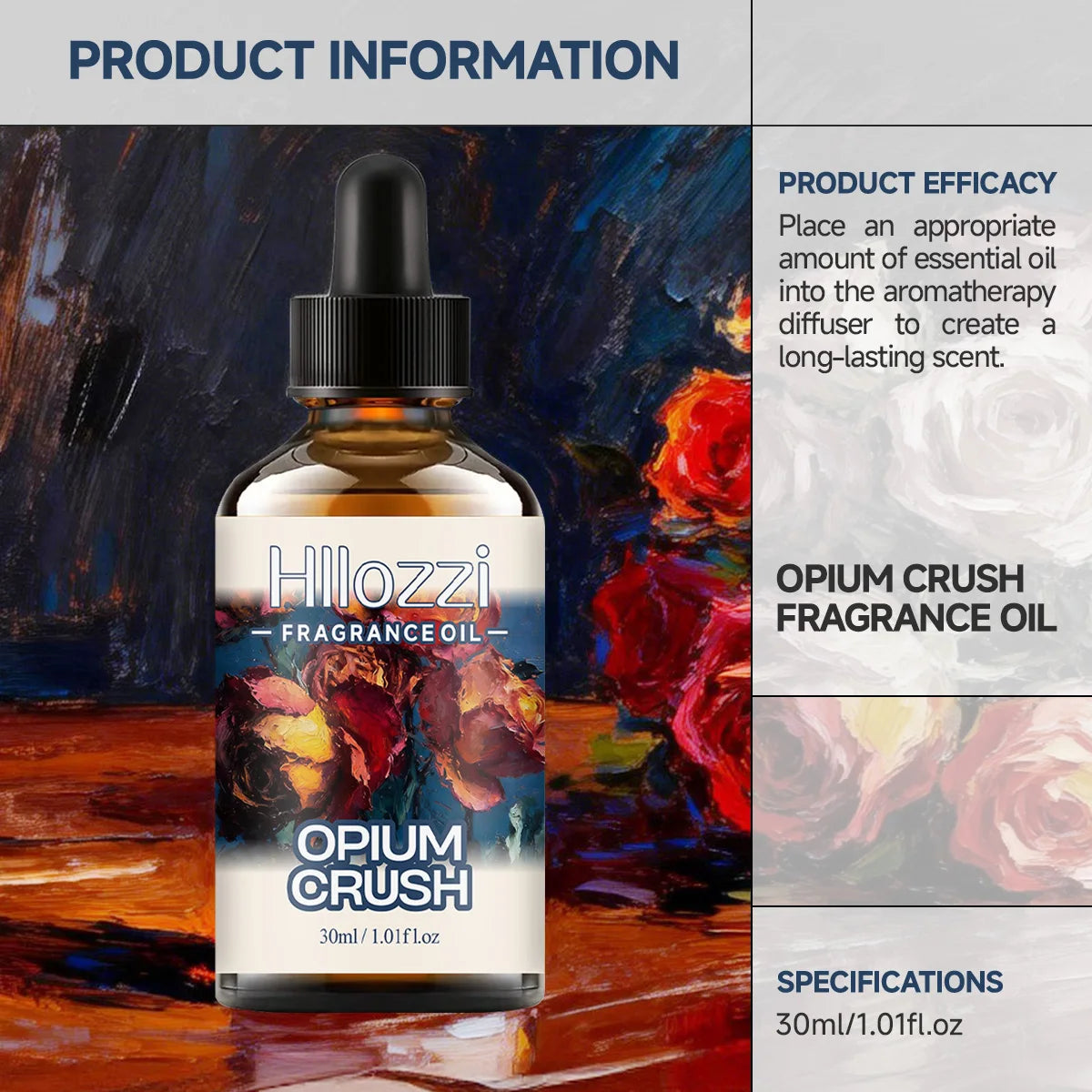 Opiun Crush Essential Oils Fresh Pleasant Aroma Making Them Suitable Zpaxo