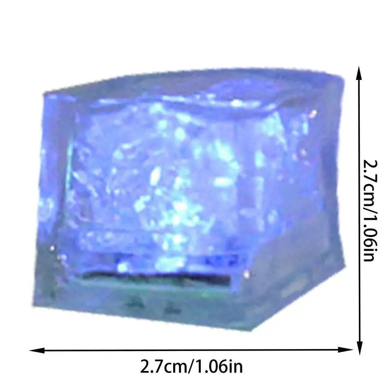 Light Up Cubes For Bathtub Kids LED Ice Cubes Multicolor Bath Glow Cubes Water Activated Light Up Bath Cubes For Kids Family Zpaxo