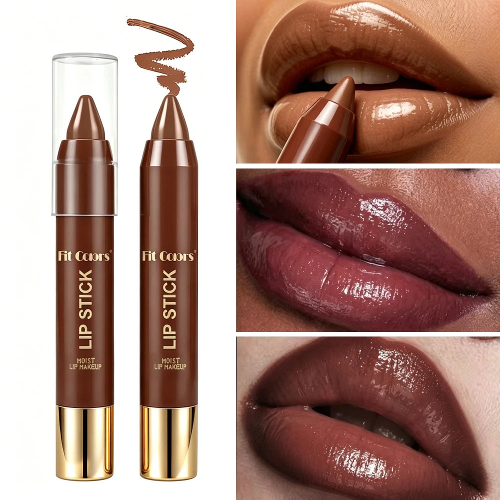 Moisturizing Lipliner Pen Soft Mirror Glass Lip Crayon Lipstick Pencil Waterproof Lip Makeup for Women Solid Lip Gloss Cosmetic Zpaxo
