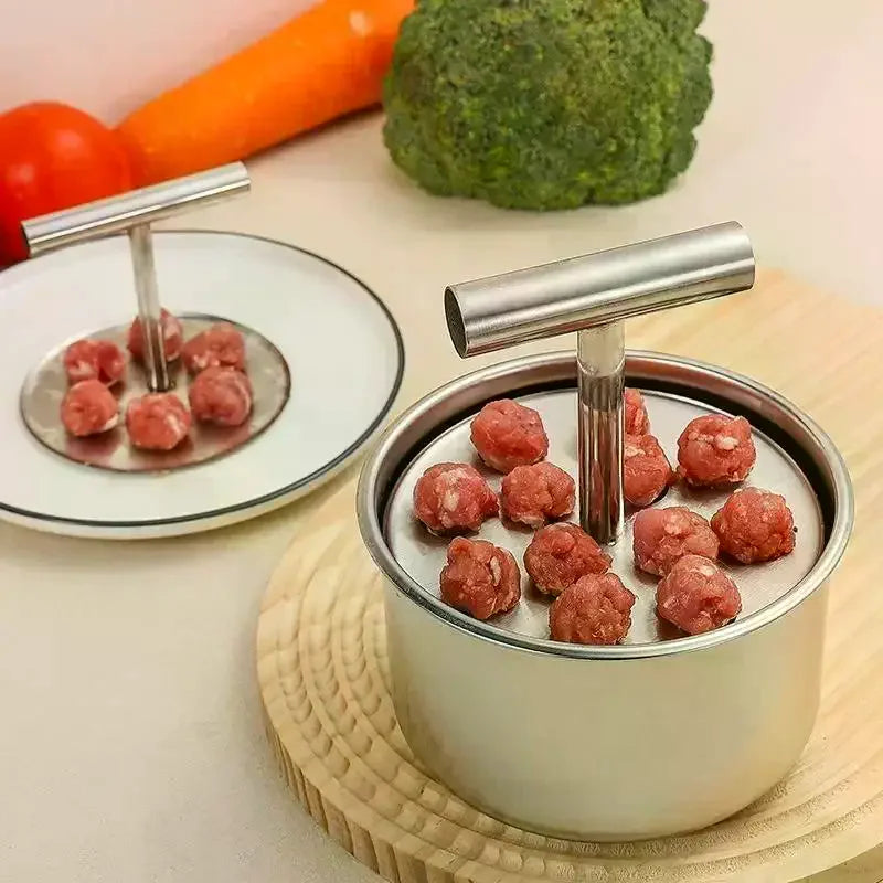 Press Meatball Maker Stainless Steel Meat Balls Manual Zpaxo