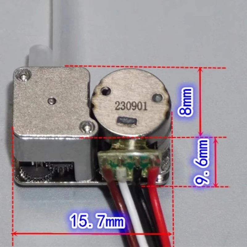 8mm Mini Metal Peristaltic Dosing Pump – Stepper Motor DC 5V