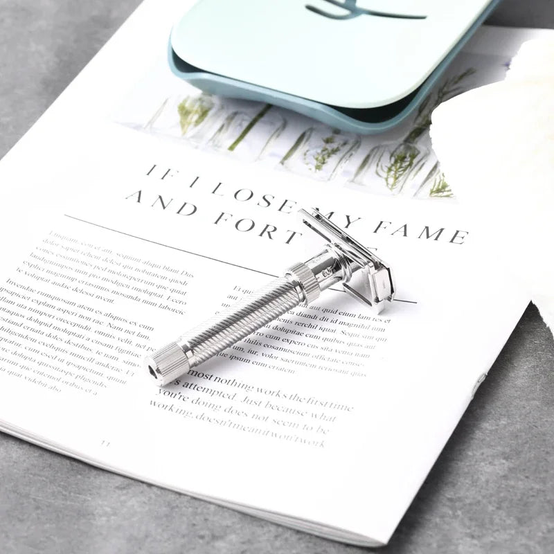 Yaqi Ultima Adjustable Slant Head Safety Razor – 316 Steel Safety Razor Zpaxo