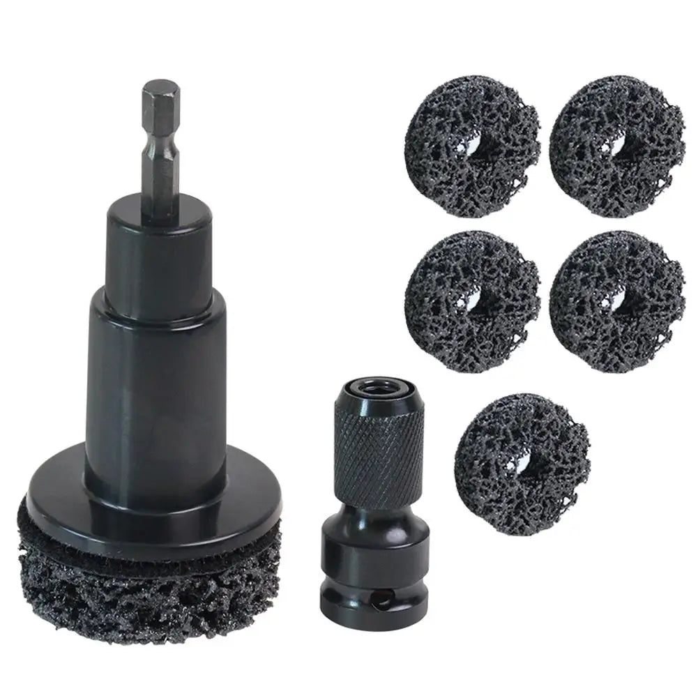 Wheel Hub & Brake Disc Cleaning Kit – Rust Removal Tool Automotive Cleaning Tool Zpaxo B