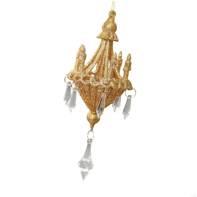 Christmas Chandelier Ornament Shatterproof Acrylic Crystal Hanging