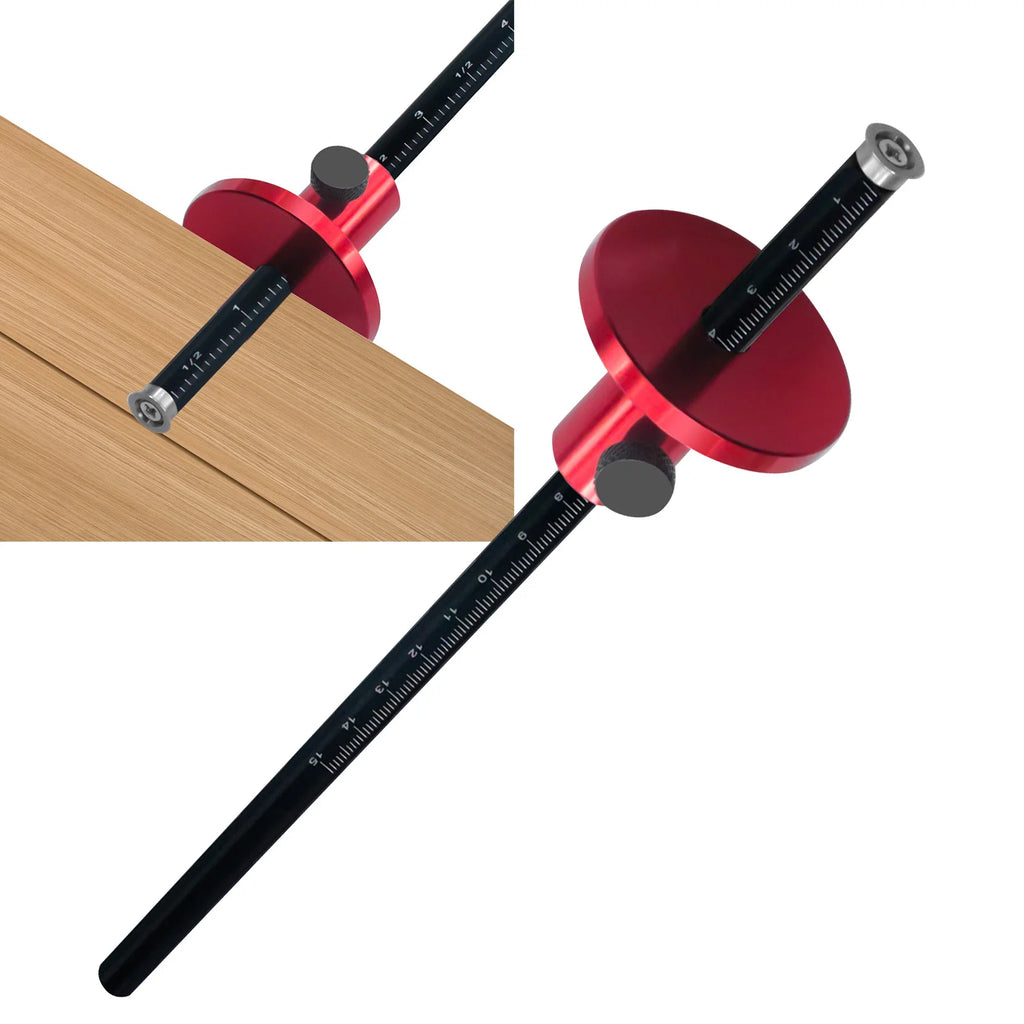 Woodworking Scribe Tool European Knob Adjustment Wood Marking Scriber