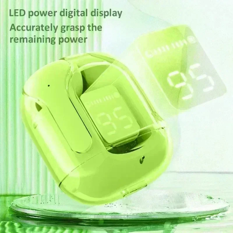 T2 TWS Wireless Headphones LED Power Earphones Digital Display