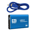 1080P HD Video Recorder Grabber for OBS Capturing Game Card Live HDMI-Compatible 4K USB 3.0 Video Capture Card Zpaxo Blue