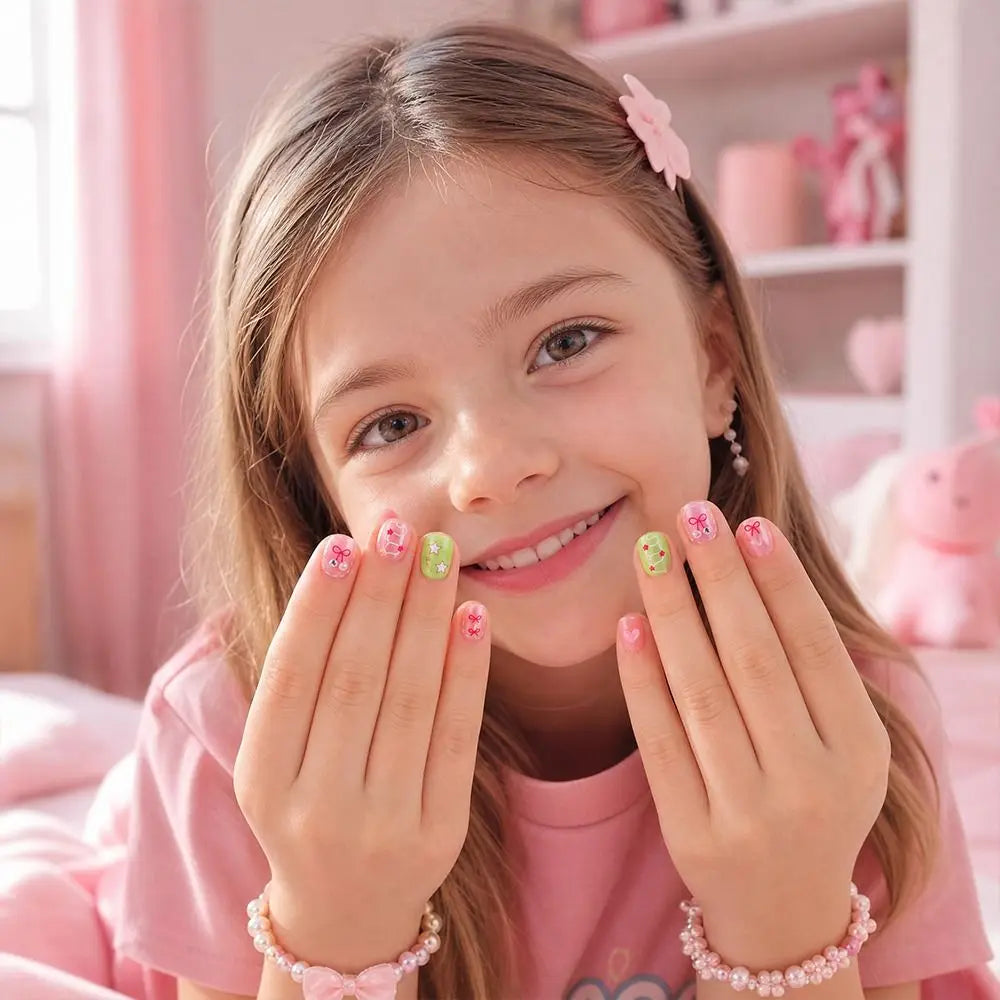Accessories Cat's Eye Children Wearing Nails Short Decorative Press Zpaxo