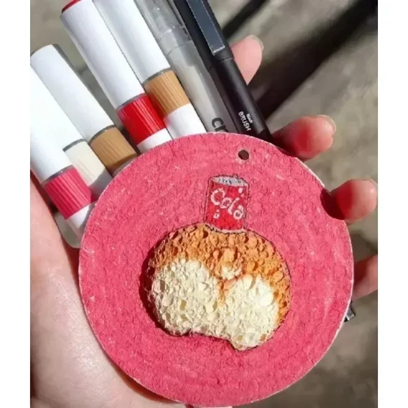 10/50/100Pcs 3D Drawing Magic Canvas Sponge Kids DIY Kids Painting Paper 3D Art Drawing Paper for Kids DIY Painting Zpaxo