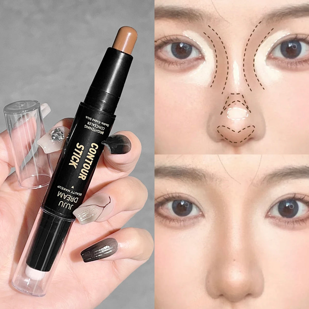 JUJU Dream Dual-Ended Contour Stick & Concealer | Long-Lasting Contour Concealer Stick Zpaxo