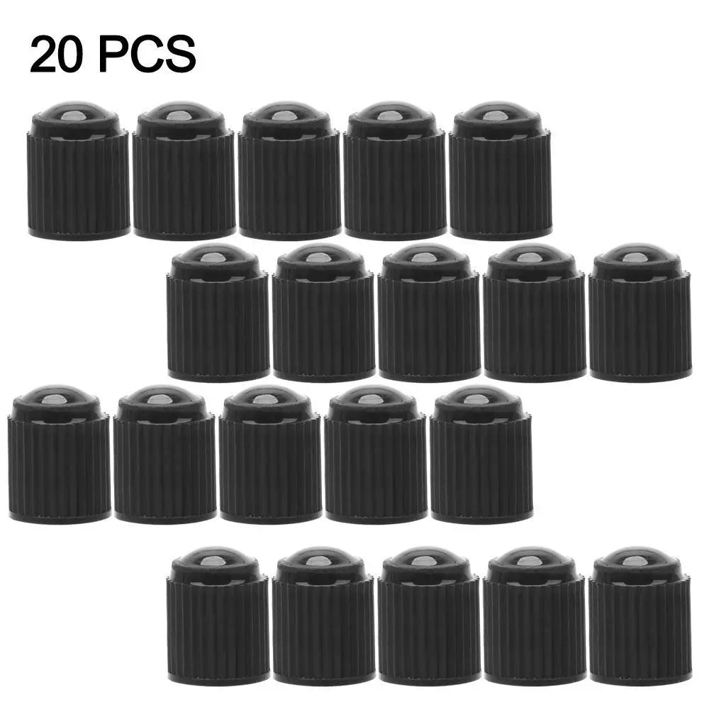 Plastic Bicycle Round Motorcycle Airtight Caps Wheel Accessories Dust Zpaxo black