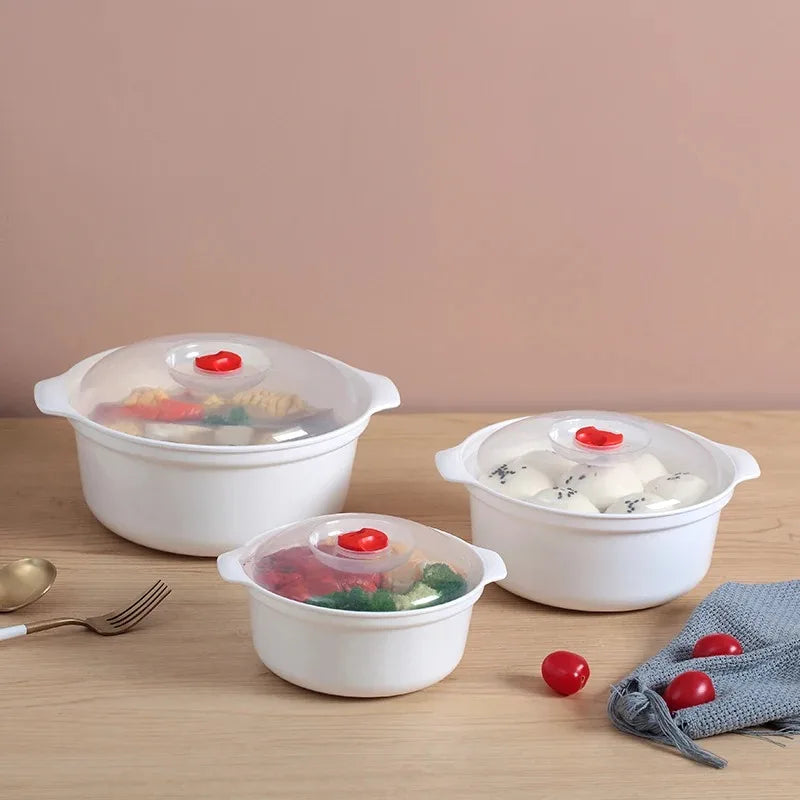 Microwave Oven Special Box Heated Soup Pot Rice Steamed Buns Lid