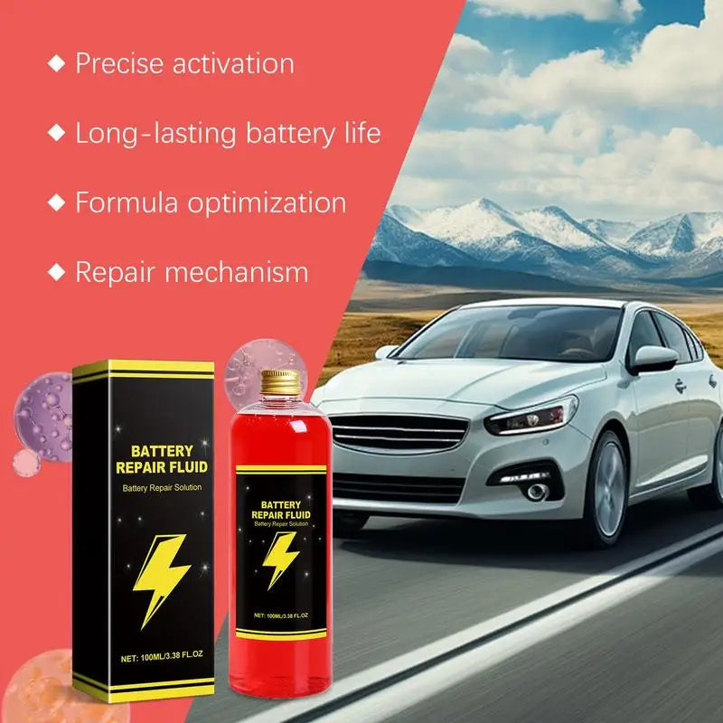 Battery Repair Fluid Car Safe Restore Liquid Efficient Extends Life