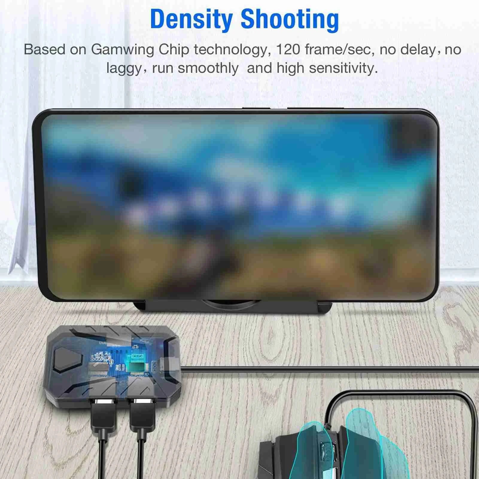 Gaming Keyboard Mouse Converter Adapter Mobile Game Accessory Android