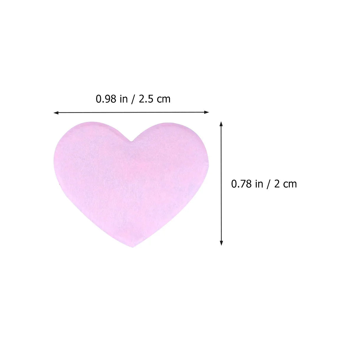 Pink Love Heart Shaped Biodegradable Confetti Wedding Birthday Party