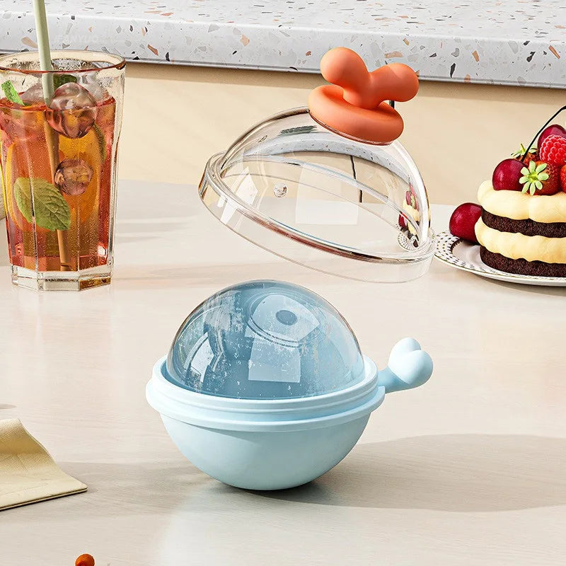 Silicone Ice Ball Mold Cute Light Bulb Molds Round Shape Cube Tray Zpaxo