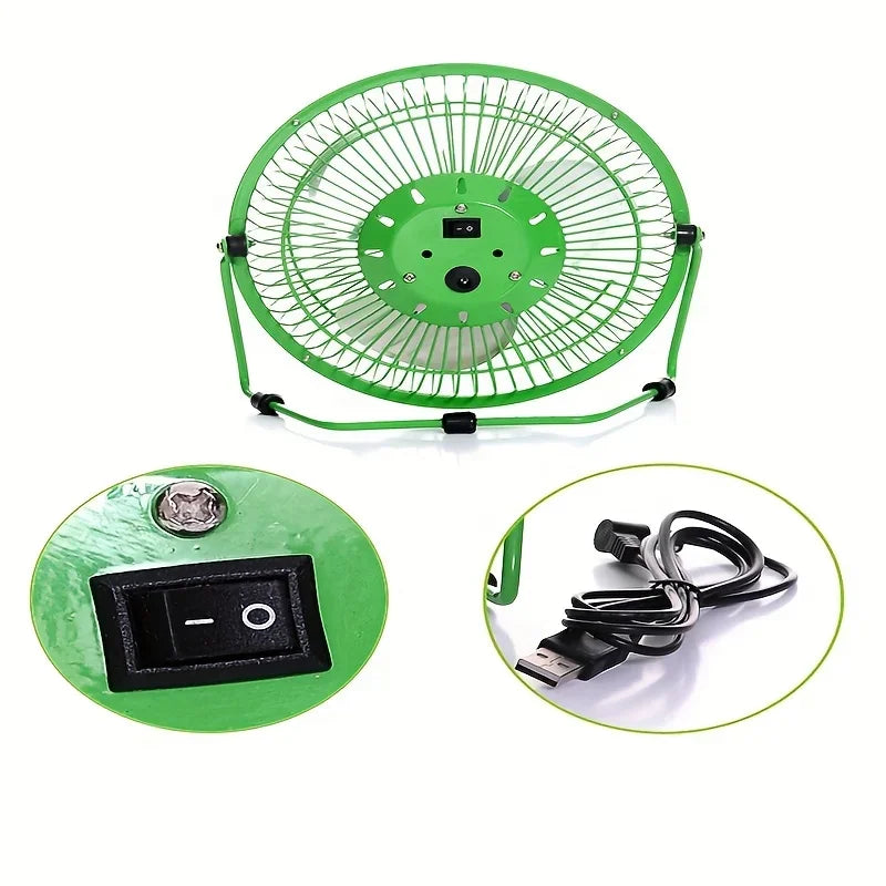 Portable Fan Configuration USB Data Cable Bedroom Neck Cooling Large