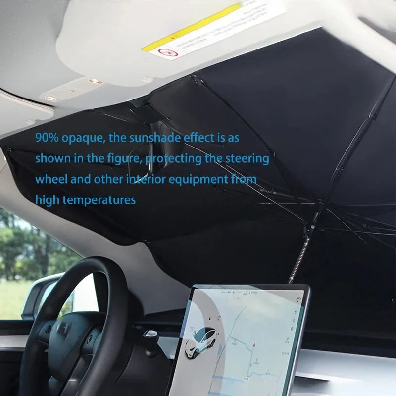 Car Sunshade Umbrella Auto Shading Sun Shade Protector Parasol Summer