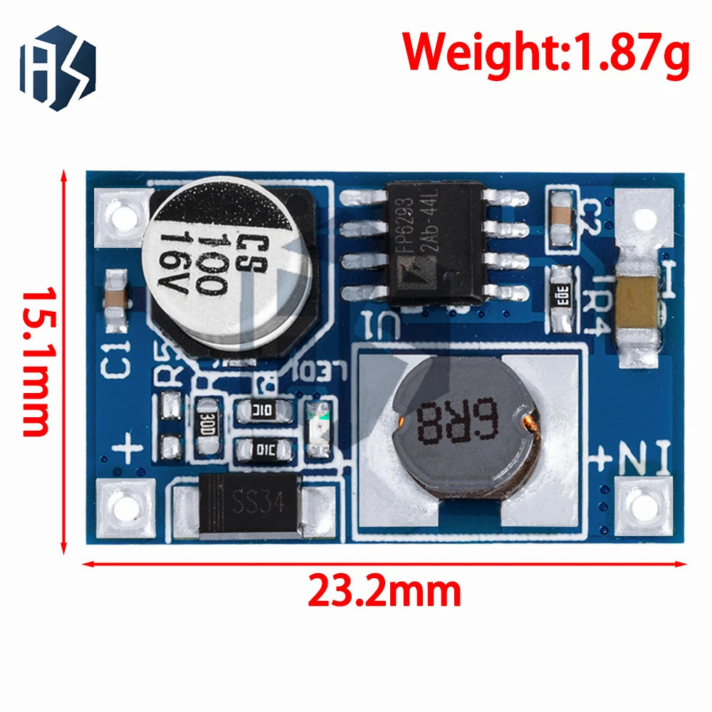 8W DC-DC Boost Module 3V-6V Input 5V-12V Output USB Boost Board for 3.7V Li-ion Battery Power Bank Zpaxo